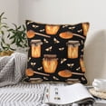 thumbnail image 6 of Kll Bee And Honey Decorative Throw Pillow Covers Velvet Soft For Couch Sofa Bedroom Living Room Outdoor -18"X18", 6 of 8