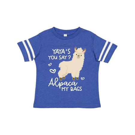 

Inktastic Yaya s You Say Alpaca My Bags Gift Toddler Boy or Toddler Girl T-Shirt