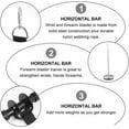 thumbnail image 6 of XUNXUNRA Heavy-Duty Steel Anti-Slip Foam Grip Durable Nylon Straps Hand Strengtheners, 6 of 6