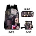 thumbnail image 1 of Mochila Dem@@2on Slayer, juego de 3 piezas: mochila para portátil con estuche para lápices y bolsa para el almuerzo., 1 of 5