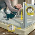 thumbnail image 2 of Bed Rails for Toddlers, Extra Long 79'', 2 of 6