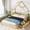 Natural + Solid Wood-Queen, variant on Wood Queen Size House Platform Bed with Guardrail and 2 Drawers for Kids Bedroom, No Box Spring Needed,White