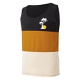 thumbnail image 3 of WAVSUF Summer Men Quick Dry Undershirts Tank Muscle Gym Vest for Mens Sports Tank Tops Printed Round Neck Tops Sleeveles Pullover Orange Size 3XL, 3 of 4