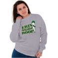 thumbnail image 4 of Betty Boop Irish St Patricks Day Women Crewneck Sweatshirt Brisco Brands S, 4 of 6