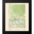 thumbnail image 2 of USGS 12x14 Black Modern Framed Museum Art Print Titled - Camas Washington Oregon Quad - USGS 1966, 2 of 5