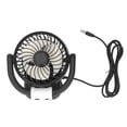 thumbnail image 2 of Ventilador Para Salpicadero De Coche, Ventilador USB Giratorio De 360 ​​​​grados, Cabezal único, Enfriamiento Rápido, 2 Velocidades, DC5V, Funcionamiento Silencioso, Potente, 2 of 7