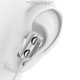 thumbnail image 5 of Tholdsy Auricular con cable Interfaz de 3,5 mm Altavoz dual dinámico Tapón de oreja de silicona Juego ergonómico Auriculares intrauditivos con Cables de audio/vídeo Blanco, 5 of 6