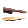 thumbnail image 3 of Juego de soportes para cuchillas de barba, de metal, multifuncionales, ergonómicos, para limpieza de vello roto, cepillo para el cuidado de la barba, 3 of 14