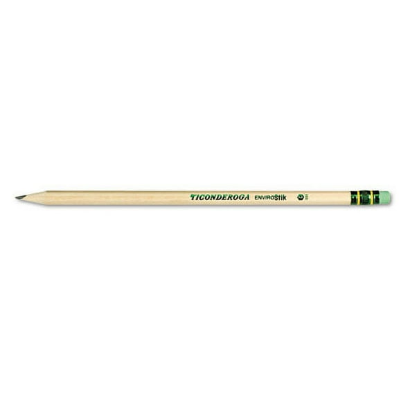 Envirostiks Pencil, Hb (#2), Black Lead, Natural Woodgrain Barrel, Dozen | Bundle of 2 Dozen