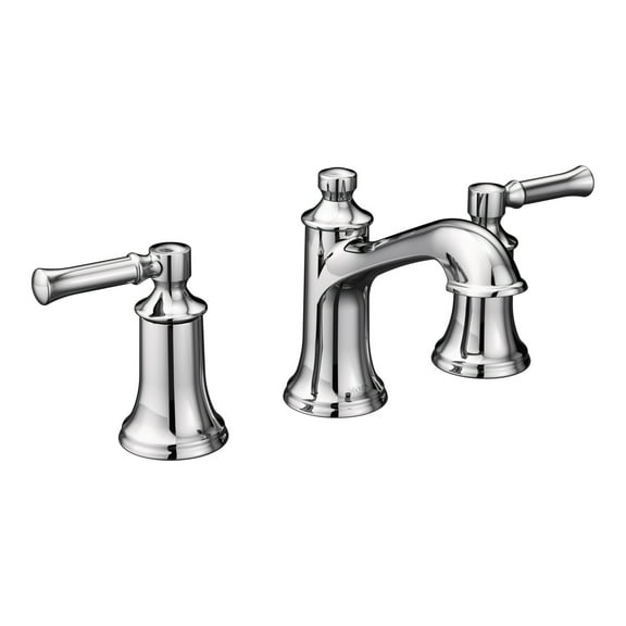 Moen T6805-9000-L Moen Dartmoor High Arc Lav Faucet Kit with valve 9000 Polished Chrome Lowe's Exclusive