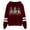 D-Wine217, variant on DHFJKG Christmas Women's Hoodies Santa Claus And Letter Print Long Sleeve Hooded With Drawstring Casual Sweatshirt For Holiday Wear Soft Tops