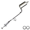 thumbnail image 1 of Northeastern Exhaust | Stainless Steel Resonator, Muffler Exhaust System Kit Compatible for Toyota Camry 2004-2006 3.3L | Free Gaskets and Clamp Included | Automotive Replacement Part, 1 of 4