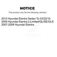 thumbnail image 2 of Transit Auto Rear Disc Brake Rotors and Semi-Metallic Pads Kit for Car Hyundai Elantra K8S-101872, 2 of 11