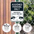 thumbnail image 4 of Assigned Parking Only Sign,, 4 of 8
