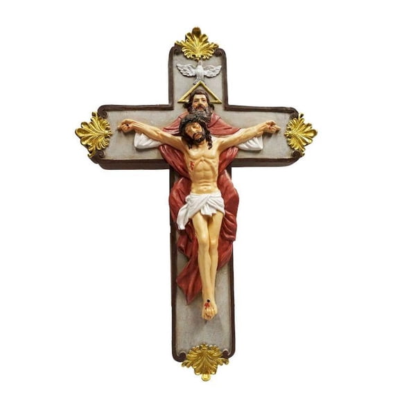 12" Holy Trinity Crucifix Hanger