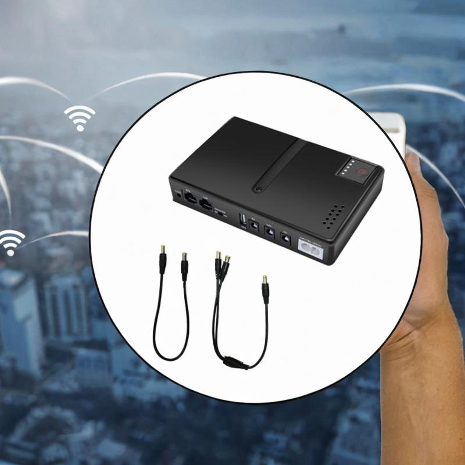Wzmzjy Power Supply Battery Backup Backup Power for 5V/9V/12V Multi-voltage Output