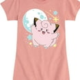thumbnail image 3 of Pokémon - Clefairy Moon Stars - Girls Toddler And Youth Fitted Short Sleeve Graphic T-Shirt, 3 of 5