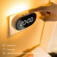 thumbnail image 3 of Reloj despertador digital Billuyoard con control remoto ABS, 3 of 6
