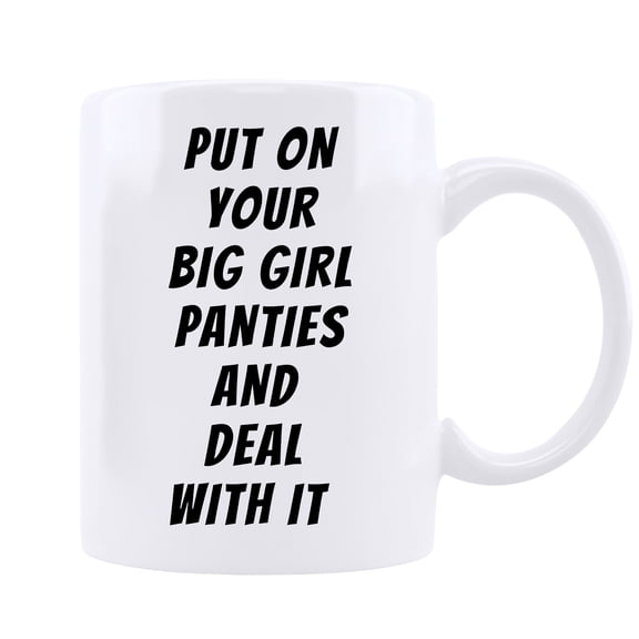 Funnli Coffee Mug, Novelty Ceramic Motivational Mugs - Perfect Anniversary, Birthday, or Holiday Tea Cup Gift For Women