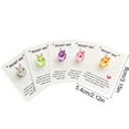 thumbnail image 3 of OutmaxHome 5 Pack Easter Cute Shaped Gift Card with Crystal Wholesale Jewelry Greeting Card Set, 3 of 9