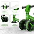 thumbnail image 4 of Wdmiya Baby Balance Bike, Toddler Bike with 4 Wheels, for 12-36 Months Toddler Walker Gifts Boys Girls, Kids Bike Riding Toys with Adjustable Seat, Best 1st Birthday Gift Infant Bicycle, Green, 4 of 9