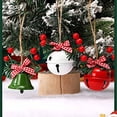 thumbnail image 3 of Cateissary Juego de 6 adornos de campana con decoración festiva para colgar en el árbol. Cascabeles navideños festivos. Kits de decoración para fiestas tipo+1, 3 of 6