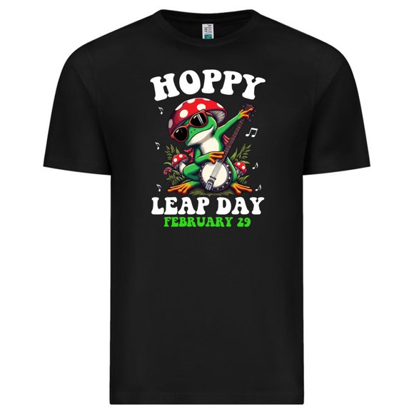 T-Shirt Unisexe avec Calendrier d'Anniversaire de Vingt-Neuvième Anniversaire de Grenouille Drôle pour le Jour Sautant, jusqu'à la Taille 3TG.