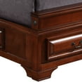thumbnail image 2 of Stylish Home Full Bed With Oak Storage Design - 60" Height X 58" Width 90" Depth Keep Your Bedroom Clean Elegant For Modern H W D Quick And Easy Setup, 2 of 2