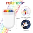 thumbnail image 3 of Paquete de 2 pinturas faciales Pride Rainbow, lápiz de cera con color de la bandera del arco iris del orgullo gay para el cuerpo de la cara, accesorios de maquillaje LGBT oso de fresa Hogar, 3 of 5