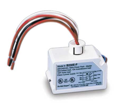 Silver Watt Stopper C120E 120Vac Occupancy Sensor 2 Relay Power Supply Pack