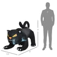 thumbnail image 4 of 6 FT Halloween Inflatables Outdoor Black Cat with Shakable Head, Blow Up Yard Decoration with LED Lights Built-in for Holiday/Party/Yard/Garden, 4 of 7