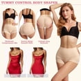 thumbnail image 4 of Thong Shapewear for Women Tummy Control High Waist Body Shaper Underwear Girdle Panty Seamless Shapewear, 4 of 6