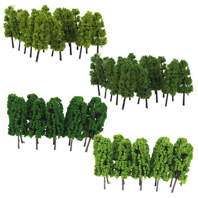 Árboles modelo,1: 150 árboles de escala,Árboles de paisaje,N árboles,1: 150 N,1: 150