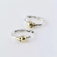 thumbnail image 3 of GKNET 925 Sterling Silver Gold Tone Skull Hoop Piercing Earrings Gothic Punk Vintage, 3 of 9