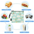 thumbnail image 5 of Dailycode Reusable Ziploc Bags Leakproof Sandwich Snack Freezer Bags Cartoon Clouds Fruits 3 pack, 5 of 7