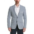 thumbnail image 4 of Paisley & Gray Mens Gingham Peak Two Button Blazer Jacket, White, 38 Regular, 4 of 4