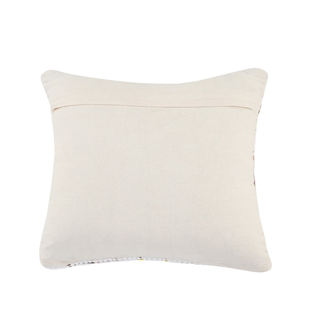 Harlow Hill Nomad 20" x 20" Geometric Adult Decorative Throw Pillow Cover, Ice White/Multicolor