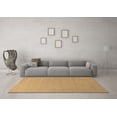thumbnail image 3 of Ahgly Company Indoor Square Solid Brown Modern Area Rugs, 8' Square, 3 of 4