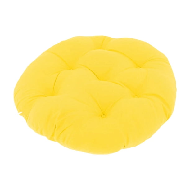 Cojín de repuesto para silla colgante tipo huevo, transpirable, ligero, portátil, de 19,69 pulgadas Amarillo