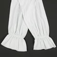 thumbnail image 6 of AINIYS Boys Girls Crewneck Shirt for Kids Medieval Ruffled Long Sleeve Renaissance Vintage Blouse Tops White 110, 6 of 8