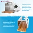 thumbnail image 5 of KYONANO Bottle Holder Compatible with SodaStream Duo, Drip Holder Accessories Including Lid Holder and Silicone Protective Rings, 3 Dishwasher Safe Drip Rack Drainer, 5 of 6