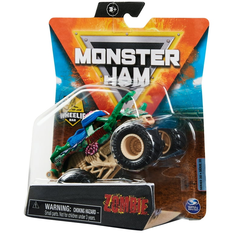 Monster Jam 1:64 Scale Zombie Monster Truck, Bone Yard