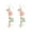 Multicolor, variant on soumake 1 Pair Ladies Super Fairy Cherry Petal Tassel Flower Long Earrings