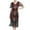 Red, variant on ZQUUVOU Women's 1920S Beaded Short Sleeve V Neck Flapper Dress Fringed Party Cocktail Dresses Beige,2XL