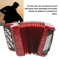 thumbnail image 4 of Acordeón ANGGREK 62 Teclas Para niños Sonido Dinámico claro Fácil operación, 4 of 8
