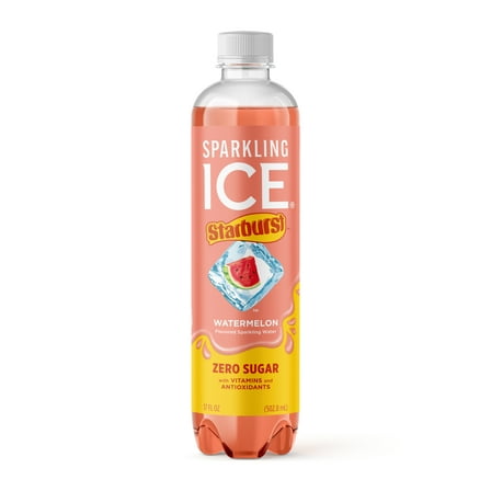 Sparkling Ice Starburst Watermelon, 17oz bottle