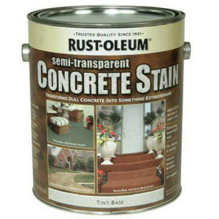 RUST-OLEUM Concrete Stain & Sealer, Semi-Transparent, 1-Gal. (Best Way To Clean Stained Concrete)