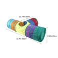 thumbnail image 4 of Túnel plegable para conejos, túnel interactivo para hámsters, túnel para esconderse, juguete de tubo para conejos., 4 of 5