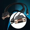 thumbnail image 4 of Mini USB Male To RS232 DB9 9 Pin Female Adapter Entension Leads 180CM Cable Adapter, 4 of 4