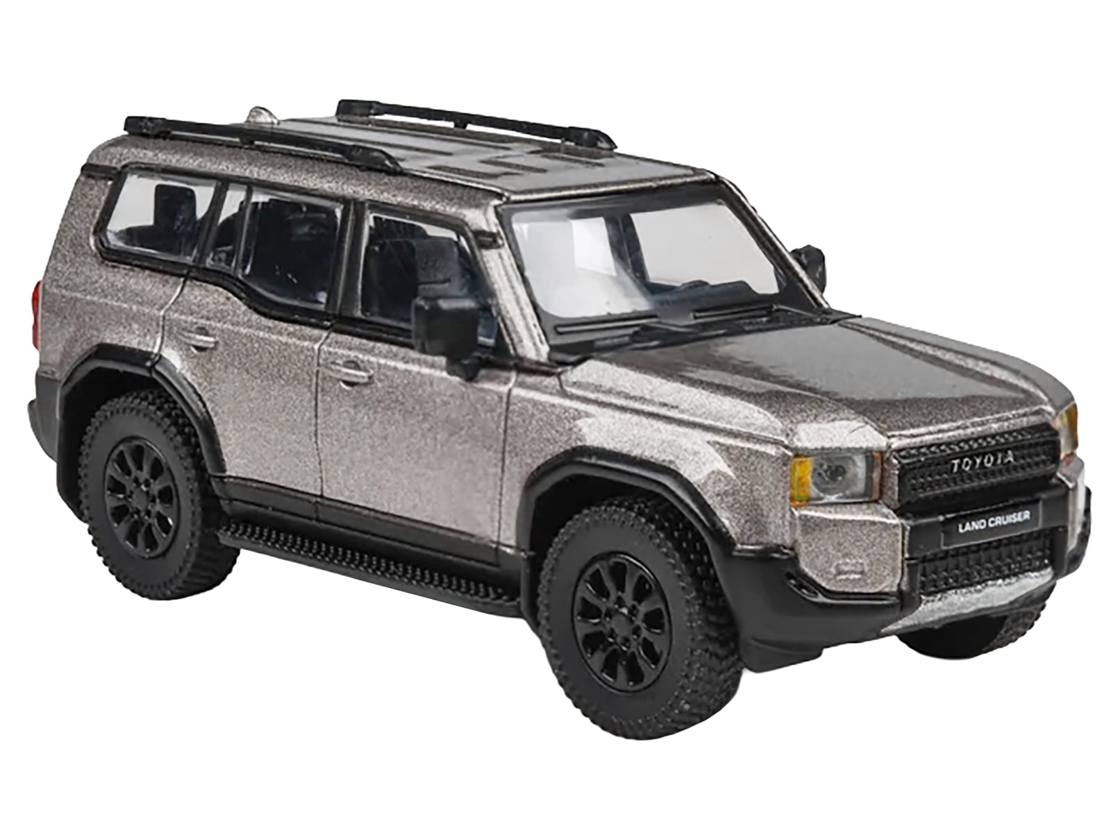 2024 Toyota Land Cruiser 250 Prado Meteor Shower Silver Metallic 1/64 Die Cast Model Car by Paragon